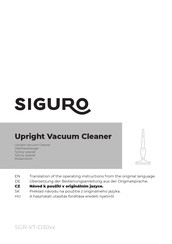 SIGURO SGR-VT-D30 Series Operating Instructions Manual
