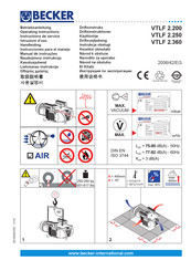 Becker VTLF 2.250 Operating Instructions Manual