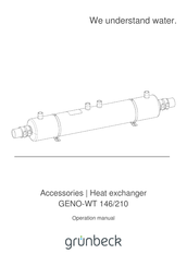 Grunbeck GENO-WT 210 Operation Manual