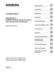 Siemens SITRANS SCM IQ Operating Instructions Manual
