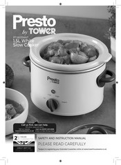 Tower Hobbies Presto PT16035WHT Safety And Instruction Manual