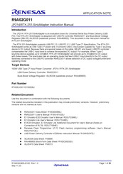 Renesas JP214/RTK-251-SinkAdapter Instruction Manual