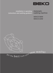 Beko WMC6120W Installation And Operation Instruction Manual