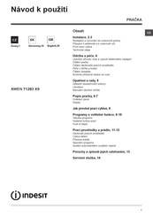 Indesit XWEN 71283 X9 Instructions For Use Manual