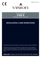 Vision V350B Installation & User's Instructions