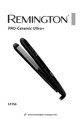 Remington PRO-Ceramic Ultra+ S7750 Instruction Manual