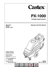 Castex PX-1000 Operator And Parts Manual