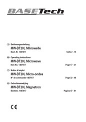 BASETech MW-BT20L Operating Instructions Manual