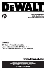 DeWalt DCM200B Instruction Manual