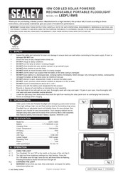 Sealey LEDFL15WS Manual