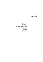 ALTUS DV 1170 User Manual