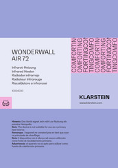 Klarstein WONDERWALL AIR 72 Manual