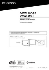 JVC DMX129DAB Instruction Manual