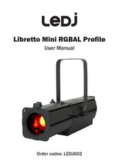 Ledj Libretto Mini RGBAL Profile User Manual