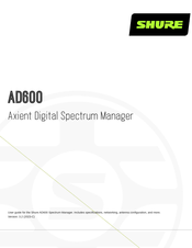 Shure AD600-DC Manual