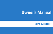 Honda ACCORD 2024 Owner's Manual