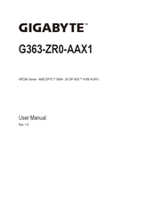 Gigabyte G363-ZR0-AAX1 User Manual