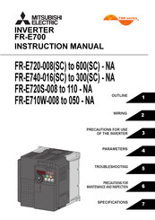 Mitsubishi Electric FR-E720-175 Instruction Manual
