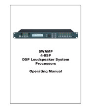 Ashly SWAMP 4-8SP Operating Manual