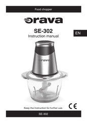 Orava SE-302 Instruction Manual