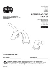 Project Source ROMAN FR0BD102NP Manual