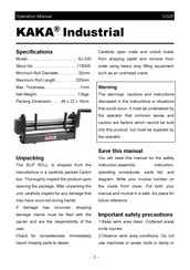 KAKA Industrial SJ320 Operation Manual