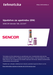 Sencor SBL 221 SVT User Manual