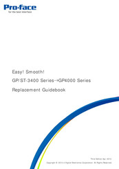 Pro-Face GP-3400 Series Replacement  Manualbook