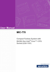 Advantech MIC-770 User Manual