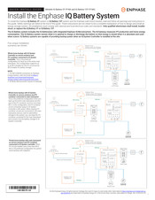 enphase IQ Battery-3T-1P-NA Quick Install Manual