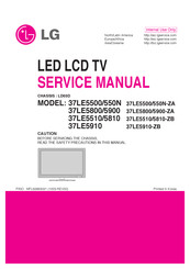 LG 37LE5900-ZA Service Manual