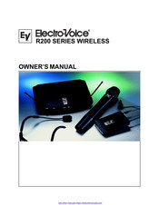 Electro-Voice WIRELESS R200 Series Owner's Manual
