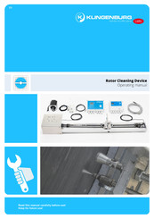 Carel KLINGENBURG Rotor Cleaning Device Operating Manual