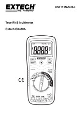 Extech Instruments EX430A User Manual