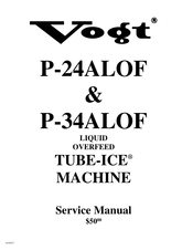 Vogt TUBE-ICE P-34ALOF Service Manual