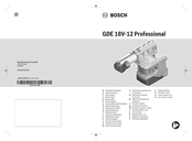 Bosch Professional GDE 18V-12 Original Instructions Manual