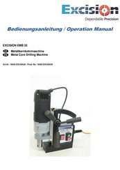 EXCISION 18400.EXCISION Operation Manual