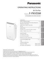 Panasonic F-PXV55MSL Operating Instructions Manual