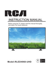 RCA RLED4960-UHD Instruction Manual