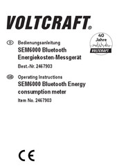 VOLTCRAFT 2467903 Operating Instructions Manual