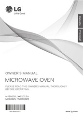 LG MH6022U Owner's Manual