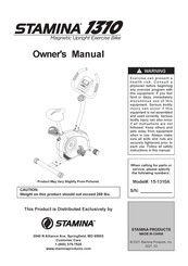 Stamina 1310 Owner's Manual