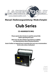 Laserworld CS-4000RGB FX MK2 Manual