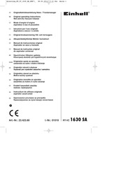 EINHELL RT-VC 1630 SA Original Operating Instructions