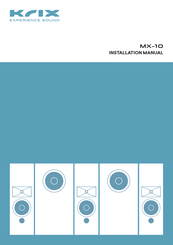 Krix MX-10 Installation Manual