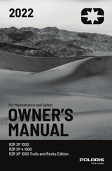 Polaris RZR XP 1000 Trails and Rocks Edition 2022 Owner's Manual