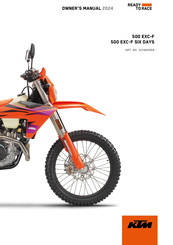 KTM 500 EXC F SIX DAYS 2024 Owner's Manual