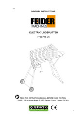 Feider Machines FFBE7TS-UK Original Instructions Manual