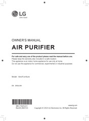 LG AeroFurniture Owner's Manual