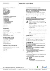 Ebm-Papst D1G146-LV03-06 Operating Instructions Manual